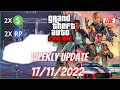 GTA Online - Weekly Update -  17/11/2022 - Live