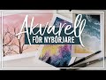 Akvarell-tutorials | Svarar på era frågor om akvarell