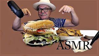 ASMR: TRYING MRS. RICHES K2 NINE POUND BURGER FOR THE FIRST TIME, WISH ME LUCK! screenshot 2