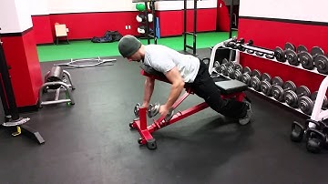 DB Alternating Chest Supported Row