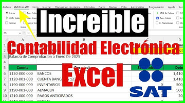 XML Contabilidad Electronica en Excel