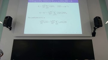 Akihiro Munemasa - Permutation representations of finite groups and association schemes - Lection 7