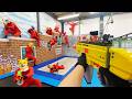 Nerf War | Amusement Park Battle 52 (Nerf First Person Shooter)