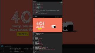 401 Error Page  Cow Falling CSS3 Animation