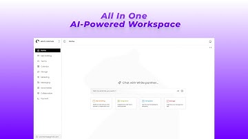 Introducing WhitePanther -The All in One AI-Powered Workspace