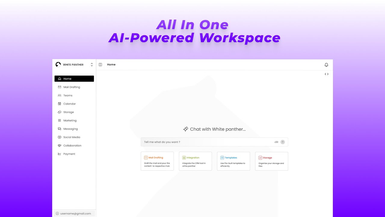 Introducing WhitePanther -The All in One AI-Powered Workspace