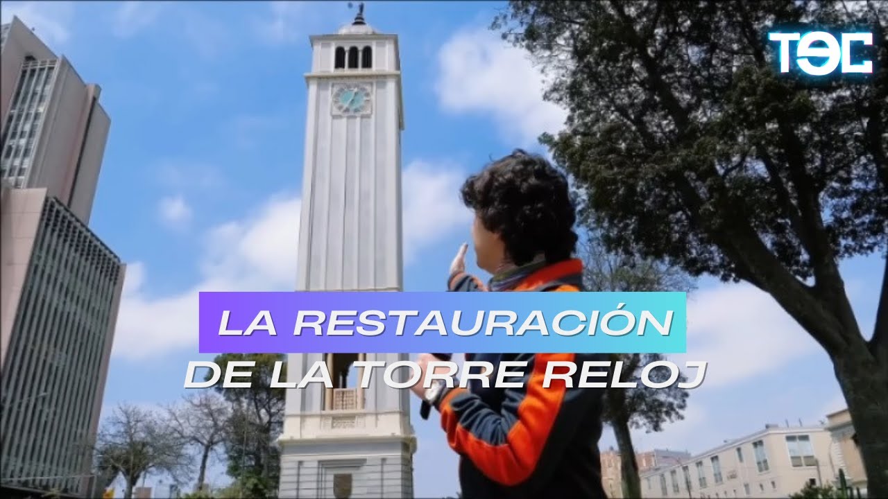 Bruno te lleva a ver la restauración de la Torre reloj del Parque Universitario🥳🕰️