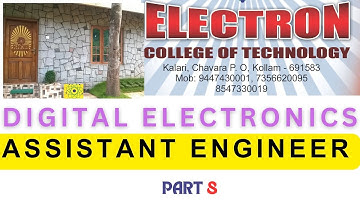 ASSISTANT ENGINEER / POLYTECHNIC LECTURER (EC)/ASSISTANT PROFESSOR/  DIGITAL ELECTRONICS   PART 8
