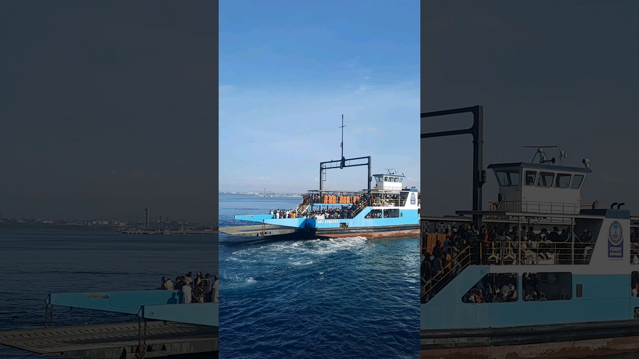 Ferry services at Likoni,Mombasa in Kenya 