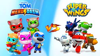 Talking Tom Hero Dash Vs Super Wings Jett Run (Android iOS)