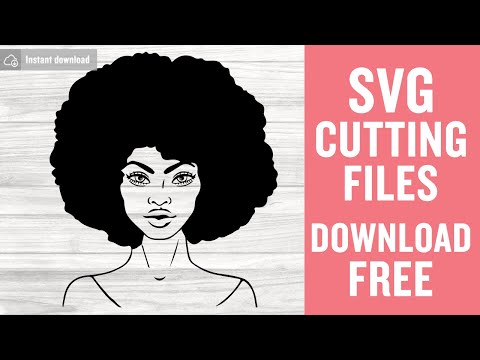 Download Afro Woman Svg Free Afro Girl Svg Instant Download African American Woman Svg Black Woman Svg Free Svg Cutting Files Png Dxf 0110 Freesvgplanet SVG Cut Files