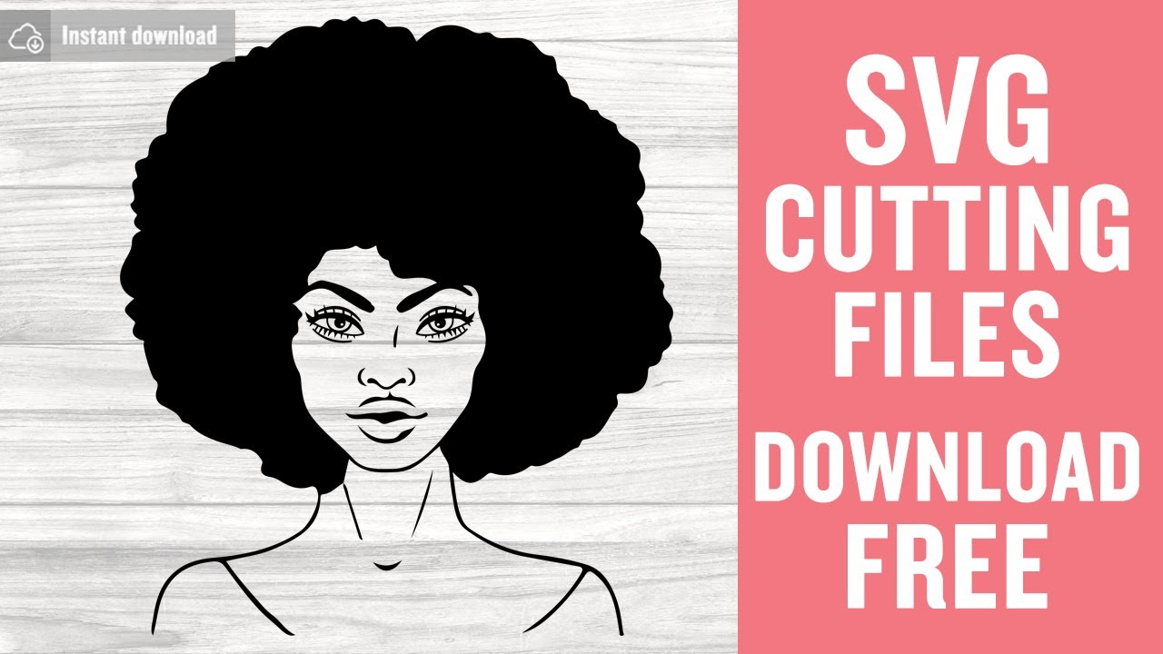 Afro SVG Cricut