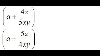 Simplifying Complex Fractions | Step-by-Step Algebra Tutorial 21