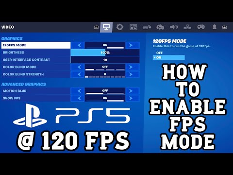 HOW TO GET 120FPS MODE On Fortnite For PS5/XBOX SERIES X! (New Fix)