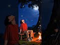 Moonlight Campfire Night 🌙🔥 | Relaxing Anime LoFi Ambience & Cozy Vibes