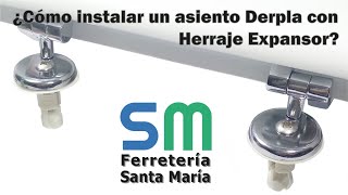 Como instalar un asiento con herraje cromo expansor