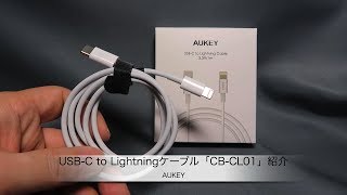 AUKEYのUSB-C to Lightning Cable「CB-CL01」紹介