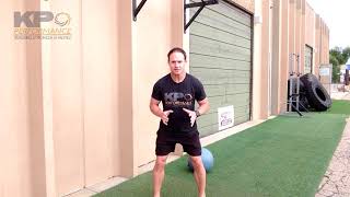 Med Ball Explosive Front Throw Bilateral