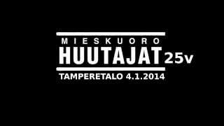 Mieskuoro Huutajat Tampere-talolla 4.1.2014