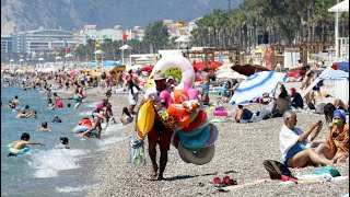 40 derece sıcakta ekmek mücadelesi veriyorlar