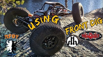 RC CRAWLER PRO DRIVING TIPS EPISODE 6 - USING FRONT DIG