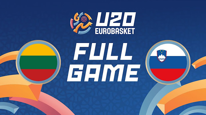 LIVE - Lithuania v Slovenia | FIBA U20 EuroBasket 2025 | Quarter-Finals