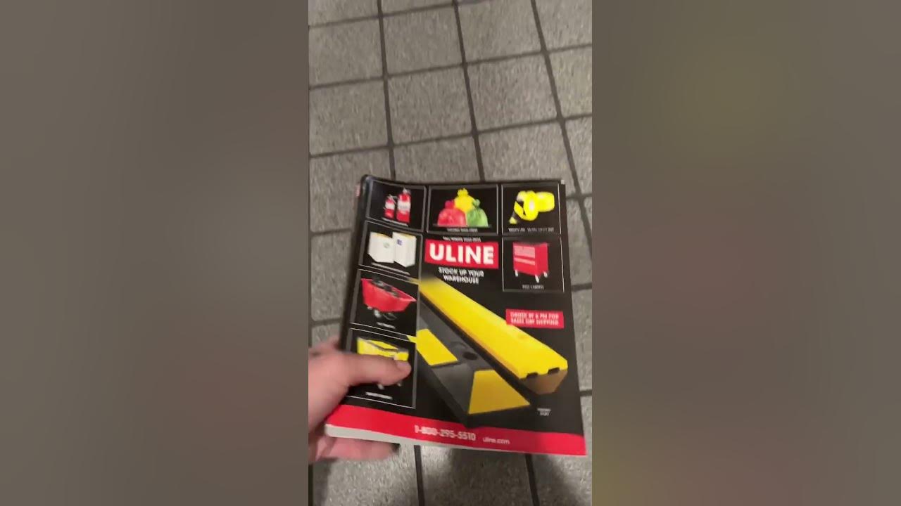 Uline stop sending this 847 page catalogue. You are wasting paper