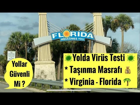 ✔️Amerika’da 20 Saatlik Yolculuk |  Virginia&Florida | Taşınma Masrafı Ne Kadar? | Amerika’da Yaşam!