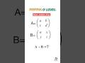 Matrix || O level Math #mathematics