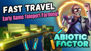 Get Materials FAST with This Personal Teleporter Setup | Abiotic Factor