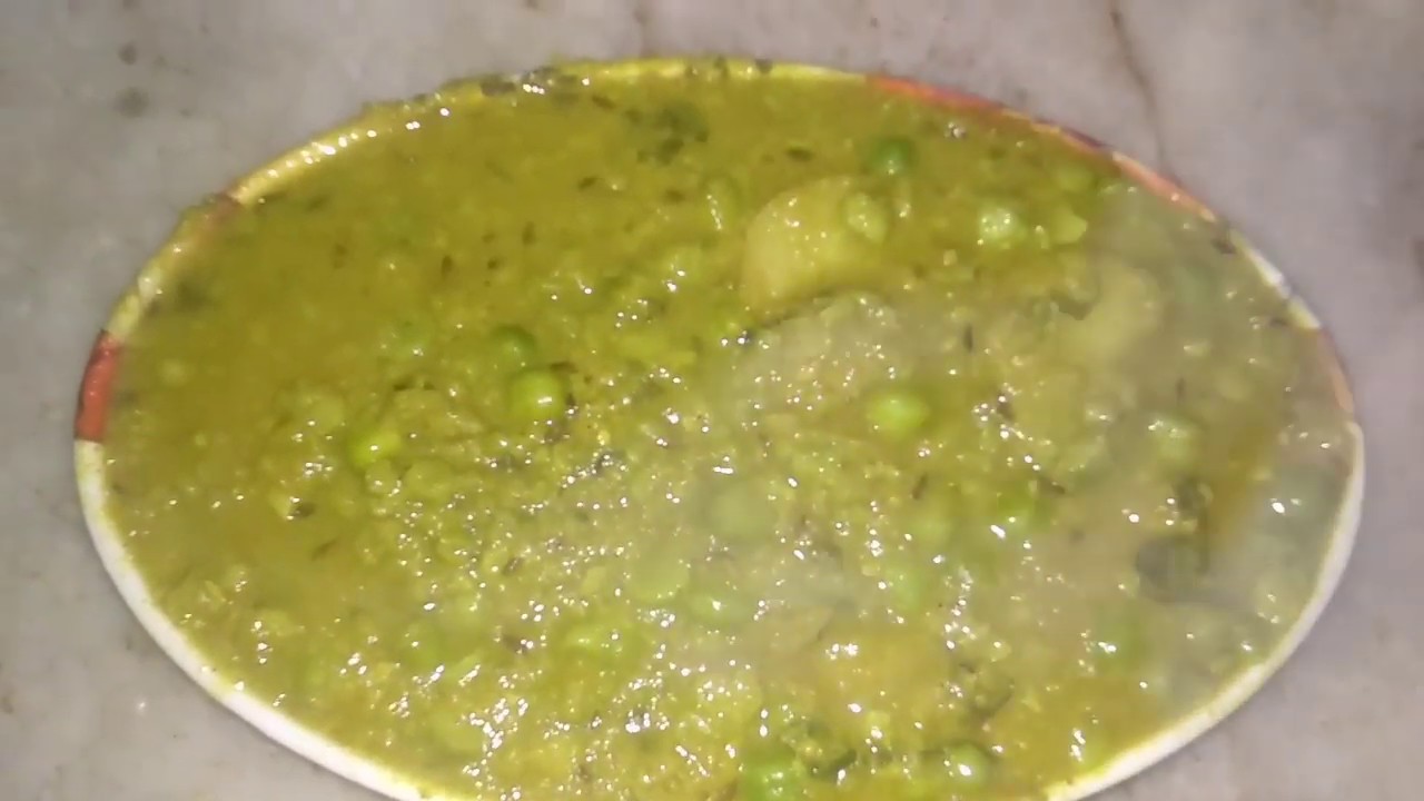 हरे मटर का निमोना। Green Peas recipe. Matar ka nimona YouTube