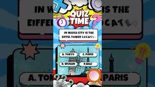 In which country Eiffel tower located? #gk #gkquiz #gkshorts #gkfacts #gkquestions #gkquestion