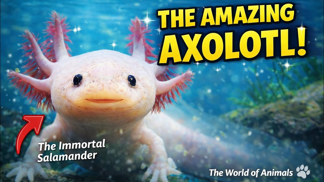 Axolotl: The Immortal Salamander of Mexico | Regeneration Explained