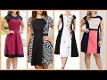 Outstanding plus size women patch work designer dresses