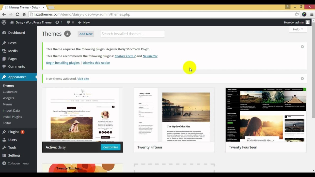 Daisy Theme - Build Blog Theme - YouTube