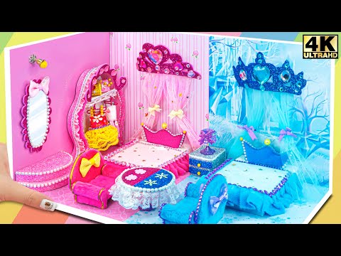 Build Miniature House with Queen Bedroom and Princess Bedroom ❤️ DIY Miniature Cardboard House #285