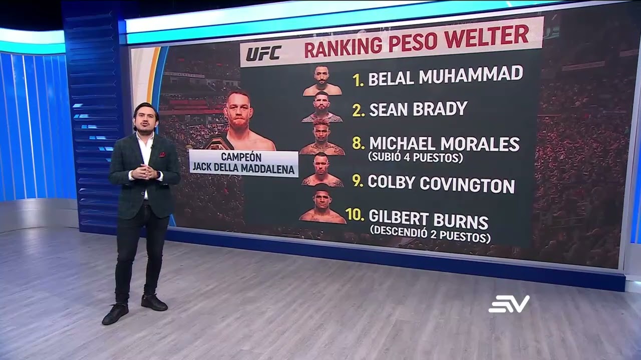 Así quedó el Ranking de Peso Welter de la UFC tras la victoria de Michael Morales | Estadio