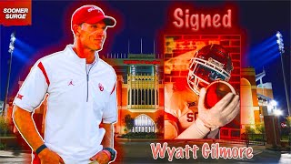 OU Football: Wyatt Gilmore puts the ink to the paper for the Sooners
