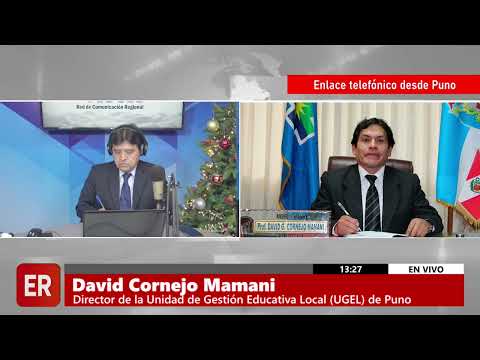 ENTREVISTA A DAVID CORNEJO, DIRECTOR DE LA UNIDAD DE GESTIÓN EDUCATIVA LOCAL (UGEL) DE PUNO