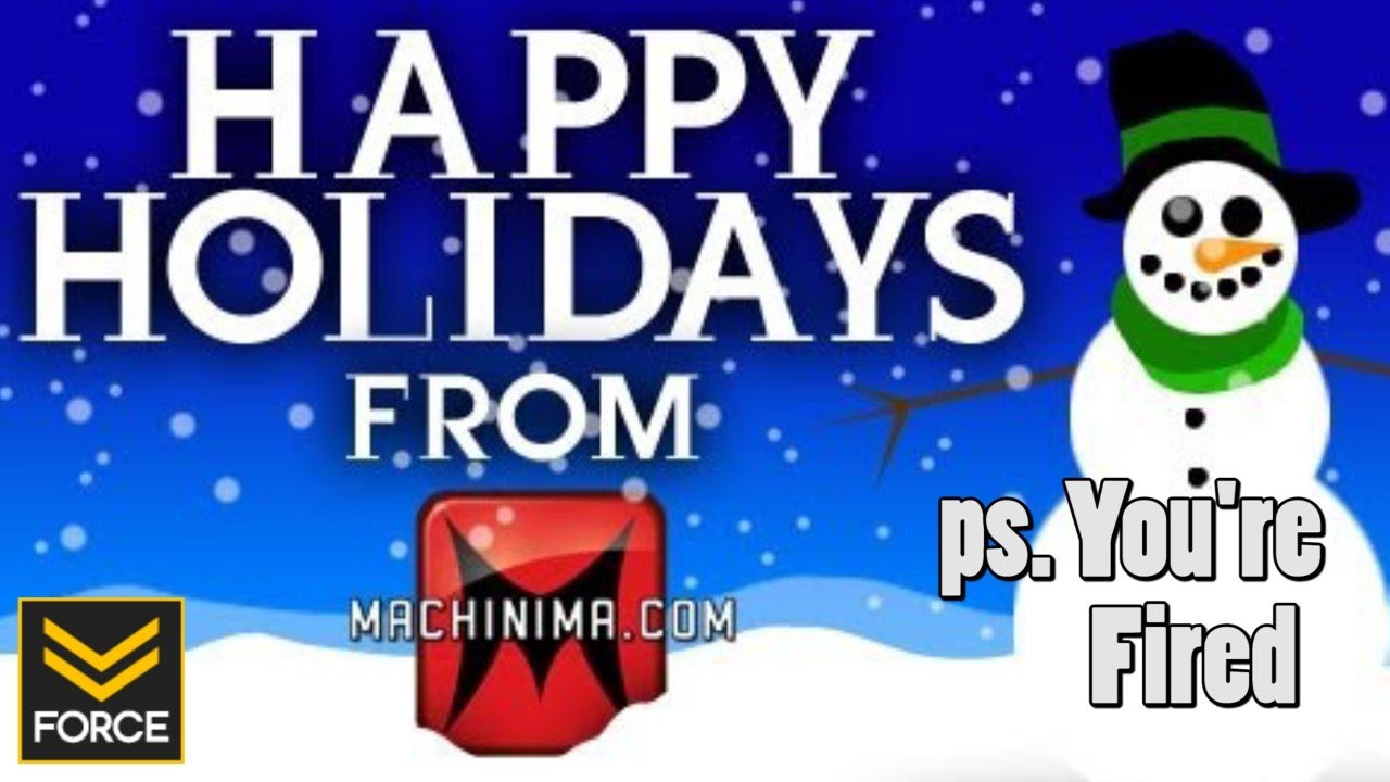 The Force Feed - Machinima Fires 23 People Before Christmas