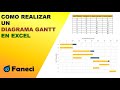 COMO HACER UN DIAGRAMA GANTT EN EXCEL✅