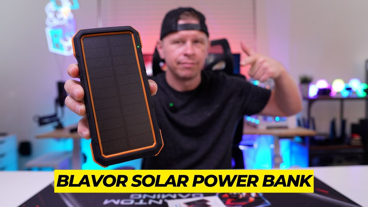 BLAVOR 20000mAh Solar Power Bank Review