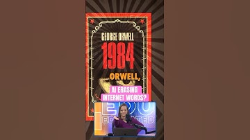 Is AI Erasing Words On The Internet? #georgeorwell #1984 #stayeducated
