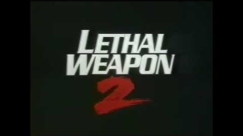Lethal Weapon 2 Movie Trailer 1989 - TV Spot