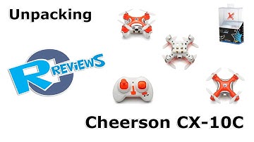 Cheerson CX10C - Nano Quadcopter with Video recorder - Camera Drone