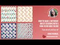 How to make 4 different quilts starting with a nine patch block video tutorial