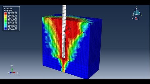 Simulation dynamic pullout process of a steel bar form the concrete in Abaqus