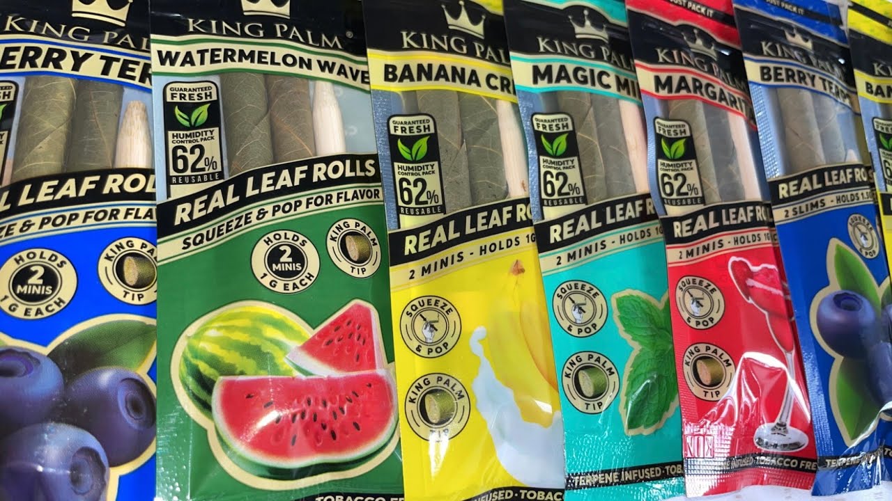 ROLLING WITH KING PALM FLAVOR FILTER TIPS YouTube