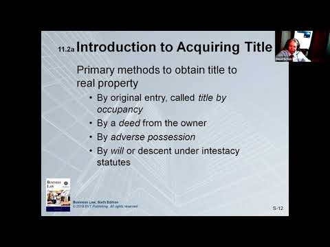 Getting Title to a Property