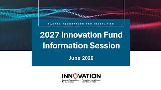 2027 INNOVATION FUND information session June 2026